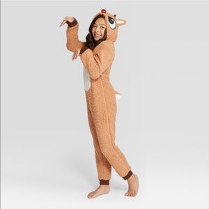 Rudolph Onesie Pajama - kids size 5